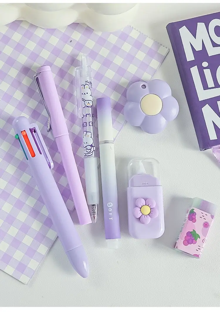 Cute Stationery Set, 7-Piece Gift Pack, High-Value Student Back-To-School and Graduation Gift, Study Stationery, Souvenir Gift — feature 4