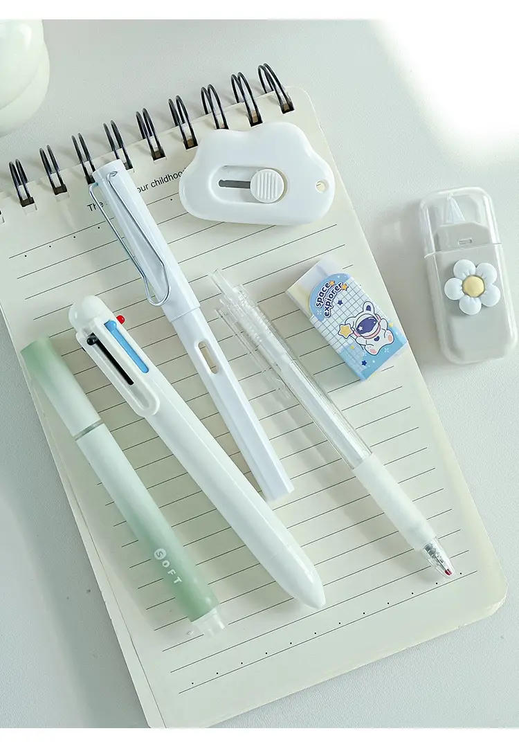 Cute Stationery Set, 7-Piece Gift Pack, High-Value Student Back-To-School and Graduation Gift, Study Stationery, Souvenir Gift — feature 7