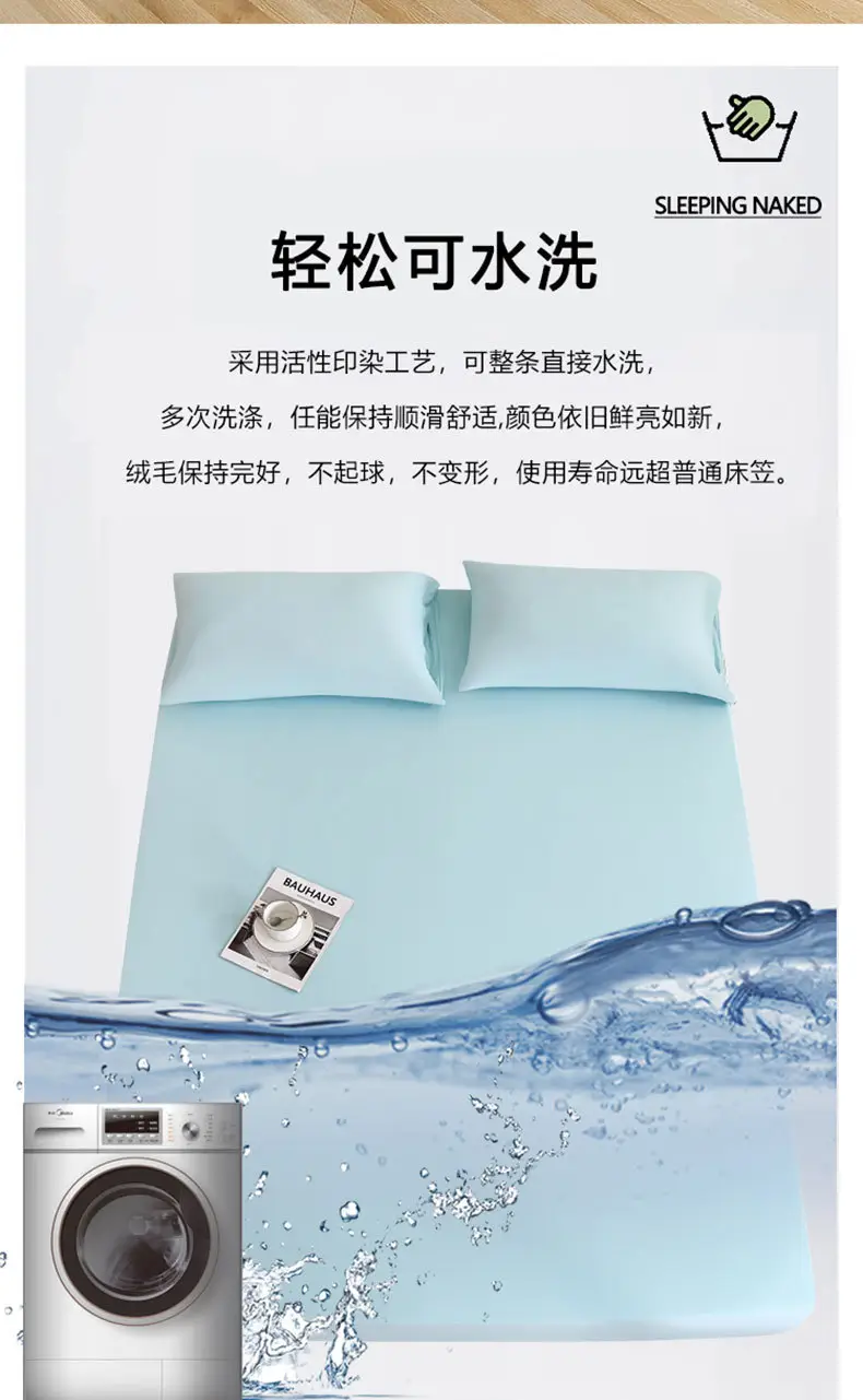 Brand Same Model Planet-Themed Cooling Nylon Deep Sleep Fitted Sheet Single Piece Bed Cover Mattress Protector Four-Season Fitted Sheet Set — feature 16