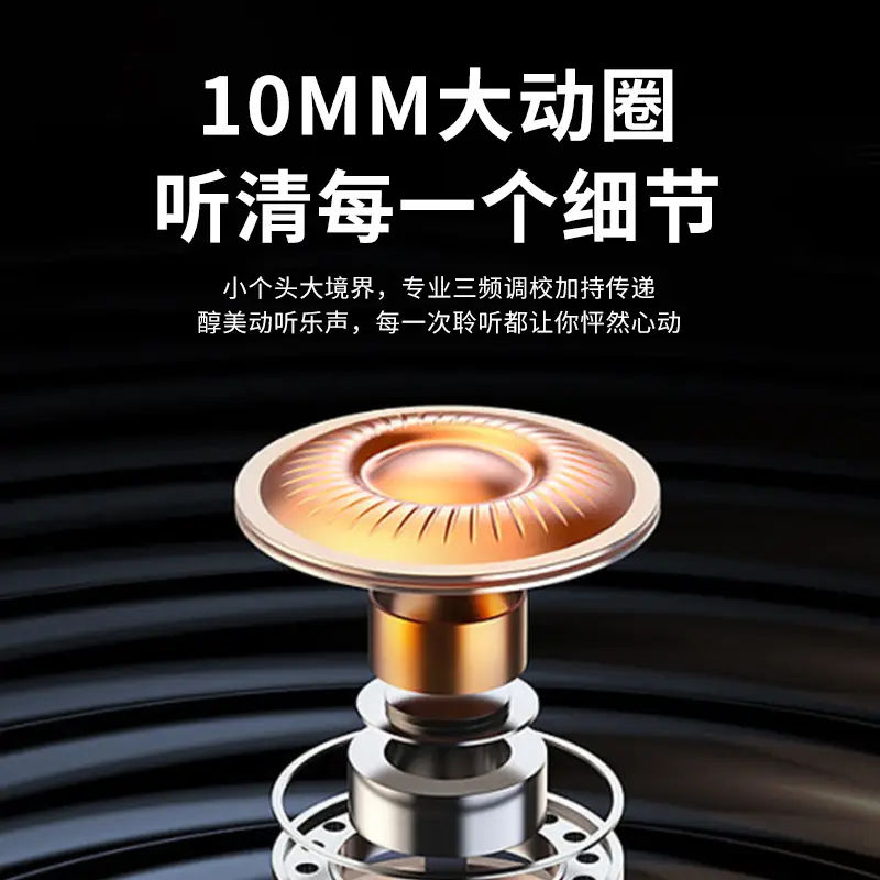 Wired Earphones, Clip-On Type, Type-C, High-Quality Sound, Durable, Non-In-Ear, Universal for Mobile Phones and Computers, Round Hole, Extended Cable — feature 2