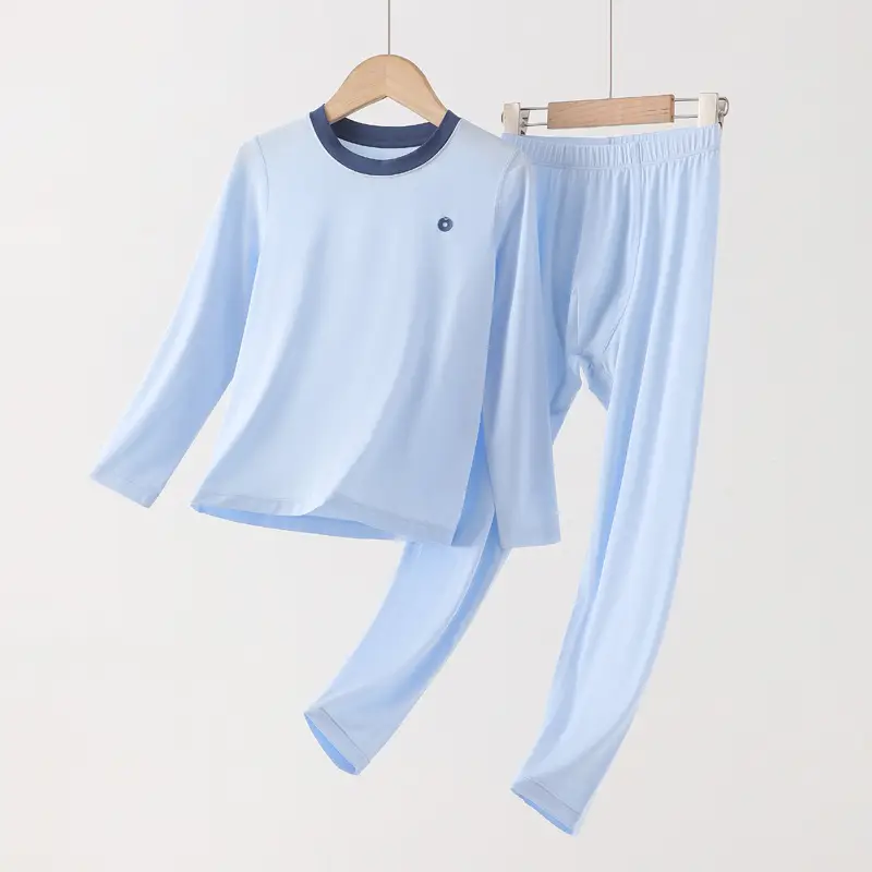 Lenzing Modal Children's Pajamas Class a Spring and Summer Girls' Autumn Clothing Cartoon Boys' Home Wear Set Thin Style