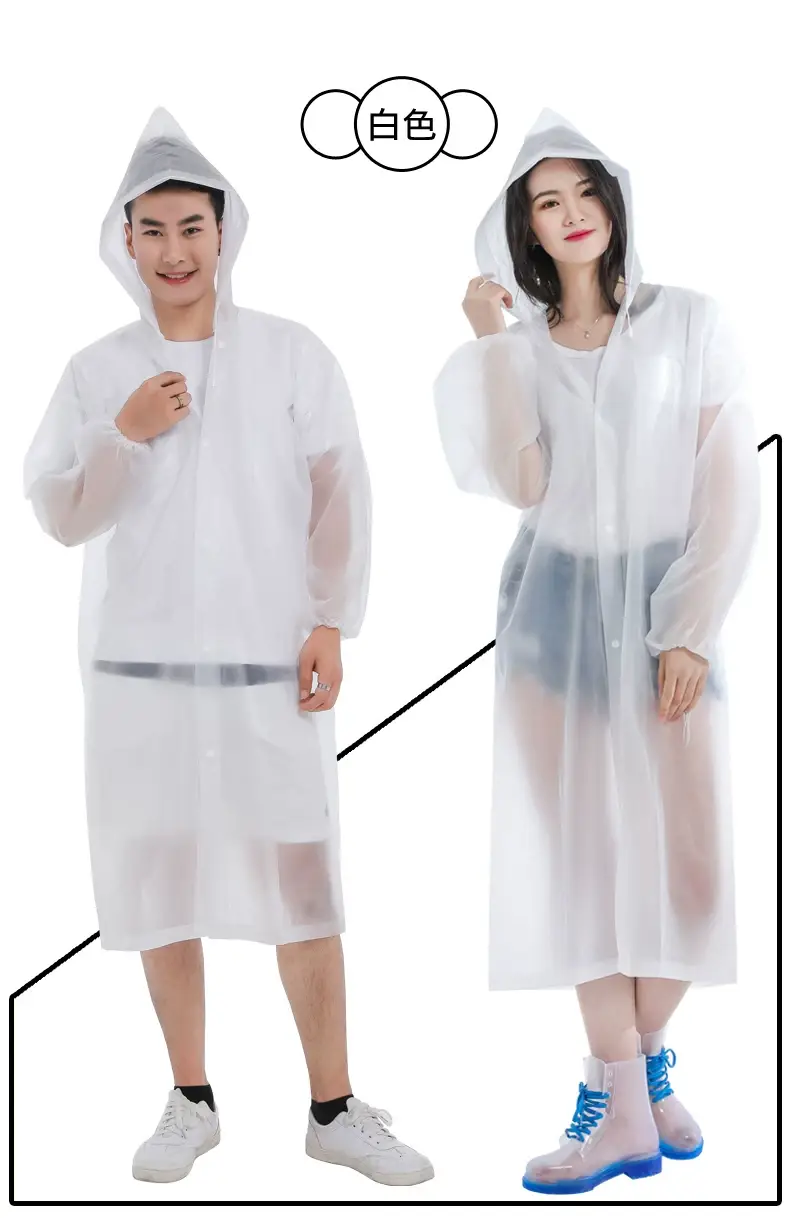 Thickened Raincoat for Adults, All-In-One, Portable for Travel, Outdoor Cycling, Full-Body Protection Against Heavy Rain, Disposable Rain Poncho — feature 15