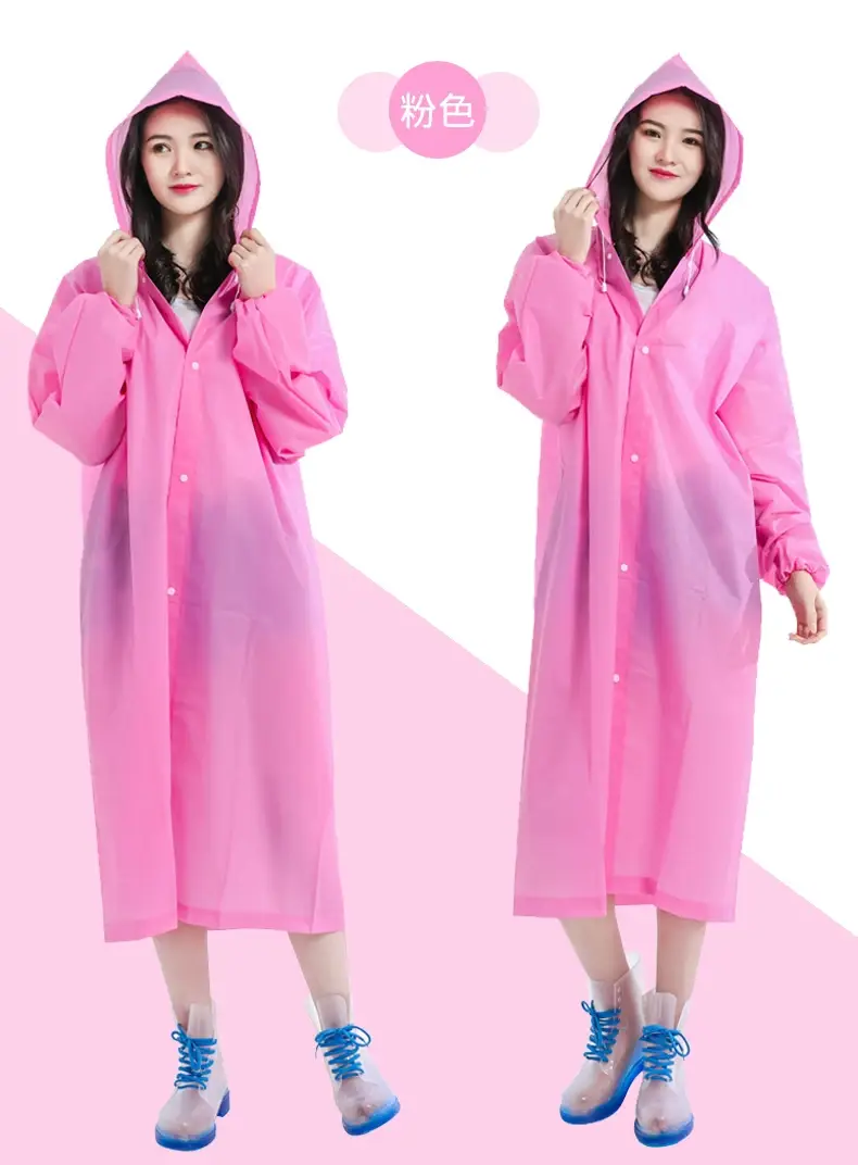 Thickened Raincoat for Adults, All-In-One, Portable for Travel, Outdoor Cycling, Full-Body Protection Against Heavy Rain, Disposable Rain Poncho — feature 16