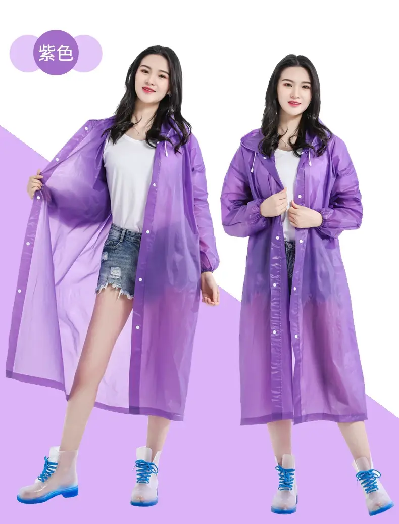 Thickened Raincoat for Adults, All-In-One, Portable for Travel, Outdoor Cycling, Full-Body Protection Against Heavy Rain, Disposable Rain Poncho — feature 17
