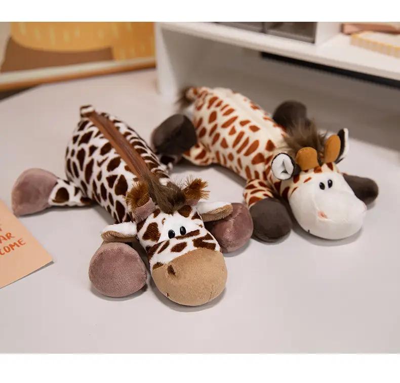 Cartoon Plush Animal Pencil Case, Cute Student Stationery Storage Bag, Large Capacity, Adorable Doll-Shaped Pencil Case — feature 16