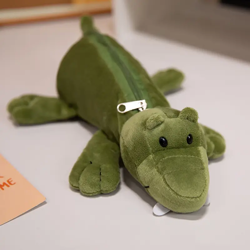 Cartoon Plush Animal Pencil Case, Cute Student Stationery Storage Bag, Large Capacity, Adorable Doll-Shaped Pencil Case