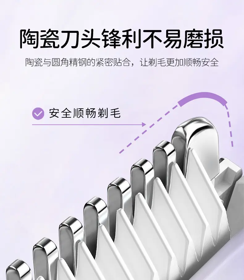 Cross-Border New Model Electric Hair Trimmer for Men and Women, Armpit and Full Body Hair Removal, Private Area Hair Trimming and Removal Device, Waterproof and Safe — feature 20