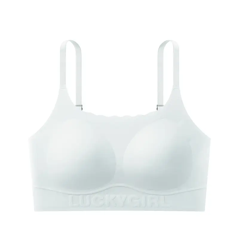 Junior High School Students' Fixed-Cup Sports Girls' Underwear, 12-16 Years Old, Development Period Student Girls' Bra Vest, High School Students' Bra