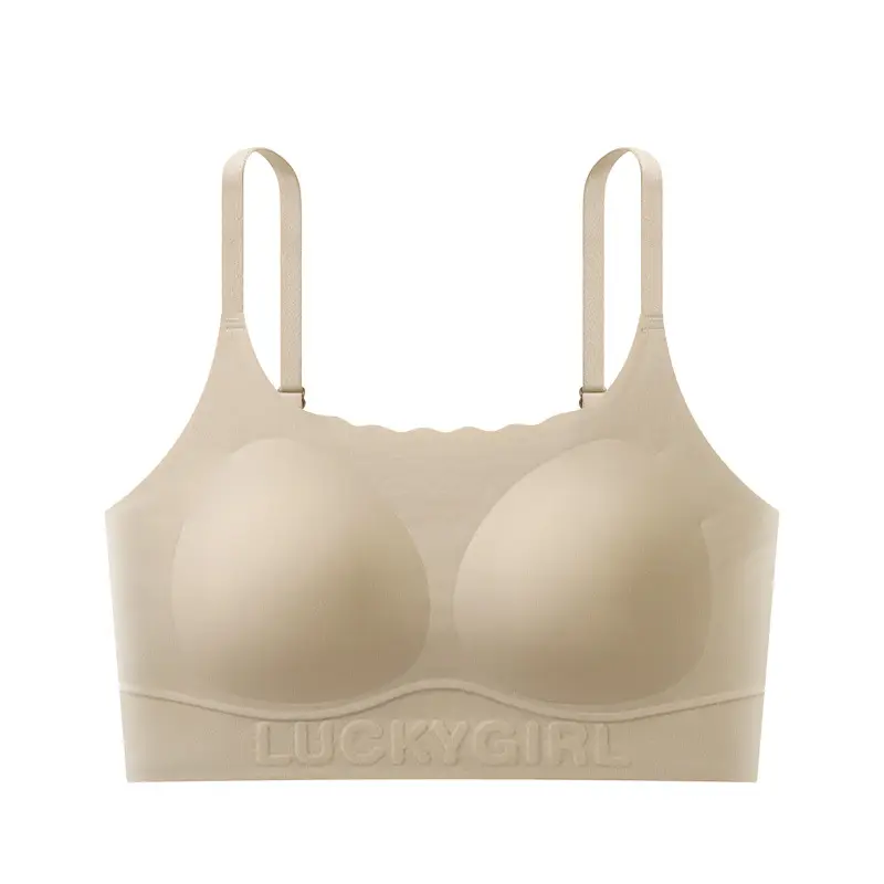 Junior High School Students' Fixed-Cup Sports Girls' Underwear, 12-16 Years Old, Development Period Student Girls' Bra Vest, High School Students' Bra