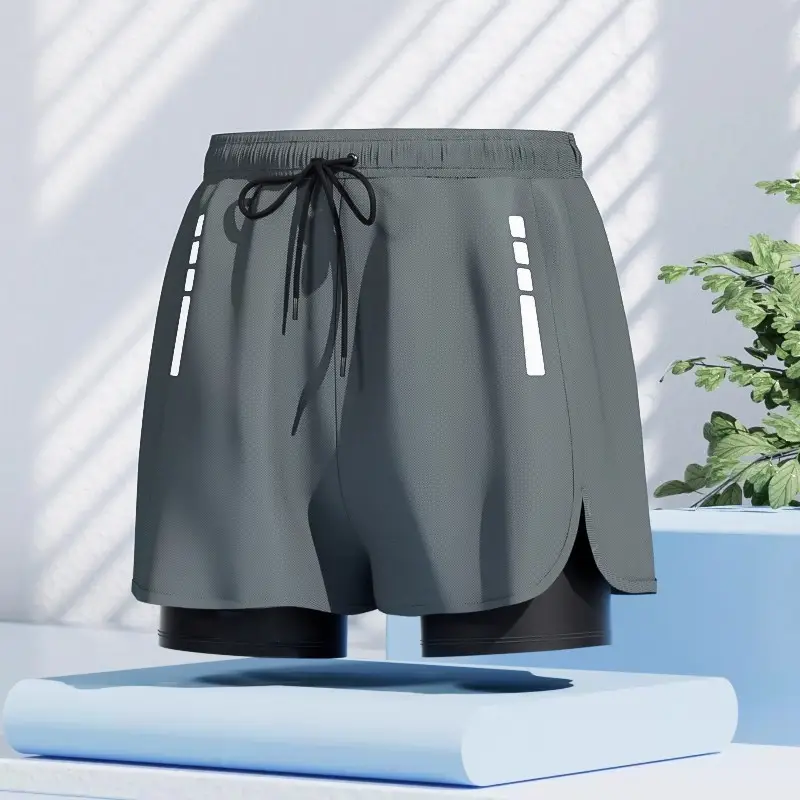 Men's Swimming Trunks to Prevent Embarrassment, 2026 New Quick-Dry Large Size Boxer Swimwear, Professional Hot Spring Swimming Full Set of Equipment