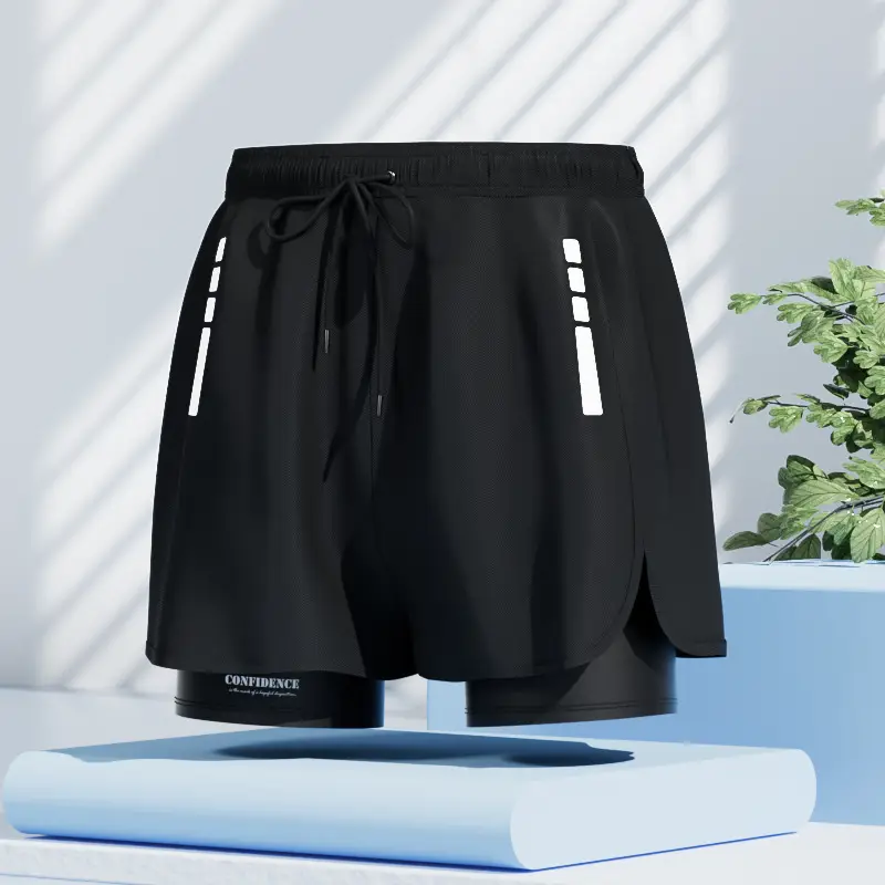 Men's Swimming Trunks to Prevent Embarrassment, 2026 New Quick-Dry Large Size Boxer Swimwear, Professional Hot Spring Swimming Full Set of Equipment