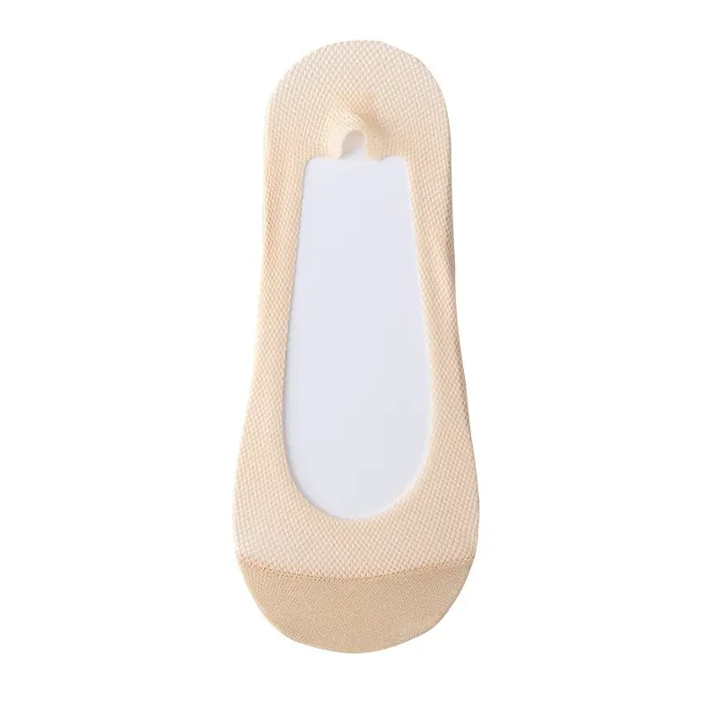 Women's Large Size Summer Thin Non-Slip Plus-Size 40 Low-Cut Invisible Socks