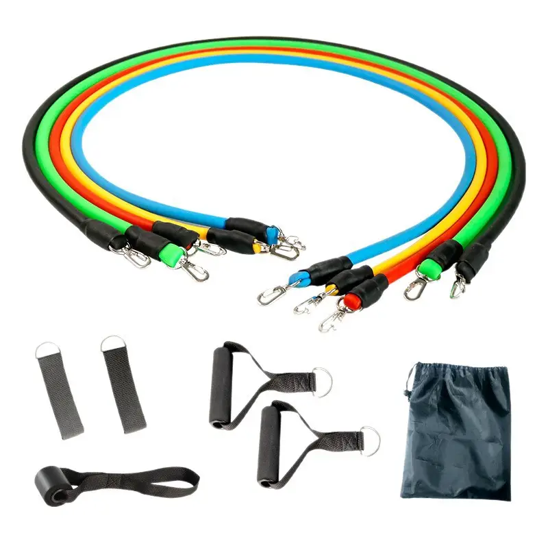11-Piece Set of Resistance Bands for Muscle Training, Multi-Functional Fitness Elastic Bands for Shoulders, Back, Chest, and Arms, Wholesale — feature 7