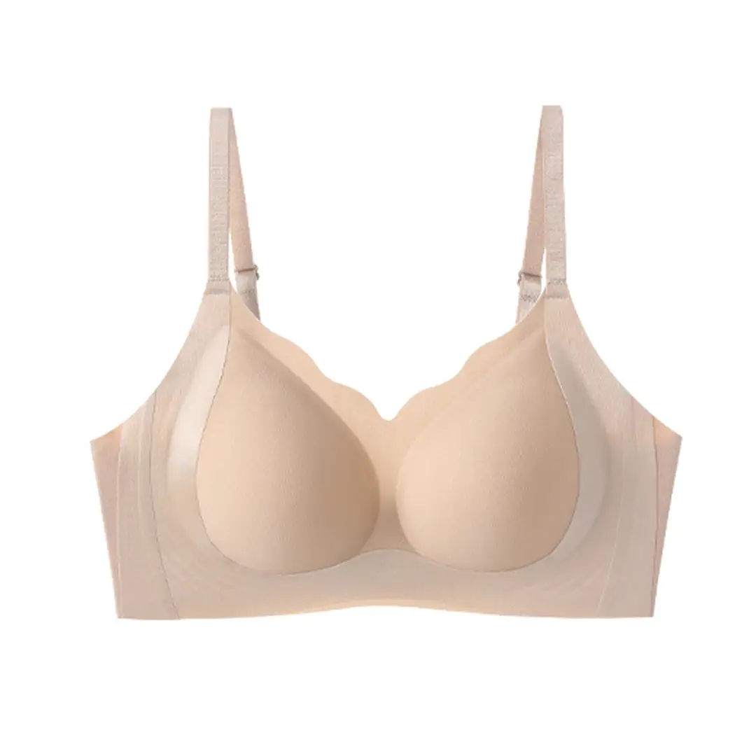 Seven-Cup Push-Up Bra for Small Busts, Women's Bra That Gathers Side Breasts, Prevents Sagging, Lifts and Supports, Silk Cup Seamless Bra, 2026 New Model
