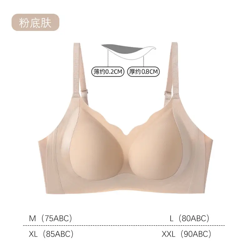 Seven-Cup Push-Up Bra for Small Busts, Women's Bra That Gathers Side Breasts, Prevents Sagging, Lifts and Supports, Silk Cup Seamless Bra, 2026 New Model