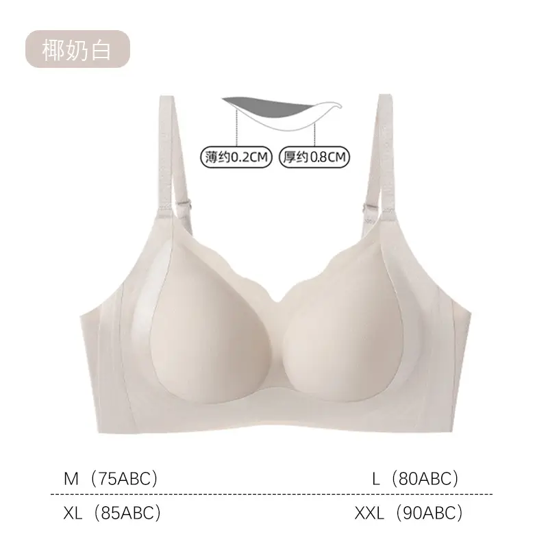 Seven-Cup Push-Up Bra for Small Busts, Women's Bra That Gathers Side Breasts, Prevents Sagging, Lifts and Supports, Silk Cup Seamless Bra, 2026 New Model