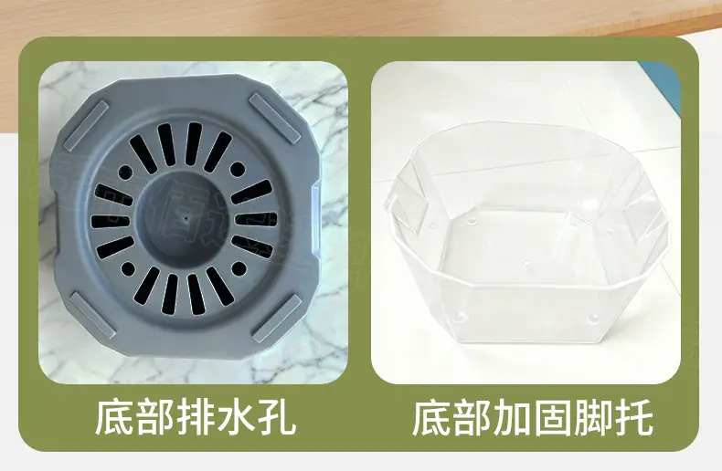 New Self-Watering Flower Pot, Self-Absorbing Water, Trendy Plastic Gallon Pot for Lazy Gardeners, Suitable for Green Plants, Roses, Orchids, and Succulents on the Balcony — feature 13