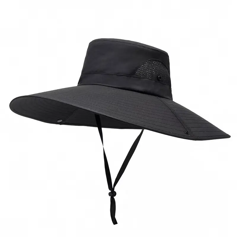 Foreign Trade Hot-Selling Solar Fan Hat, Rechargeable Dual Fan Men's Fishing Fisherman Hat, Outdoor Sun Hat