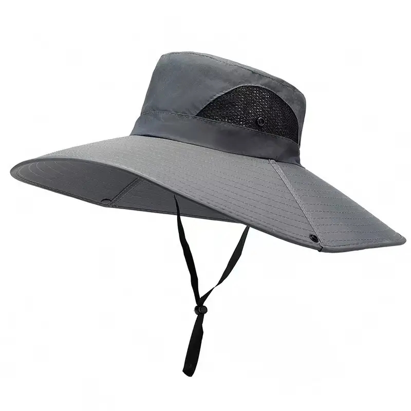 Foreign Trade Hot-Selling Solar Fan Hat, Rechargeable Dual Fan Men's Fishing Fisherman Hat, Outdoor Sun Hat