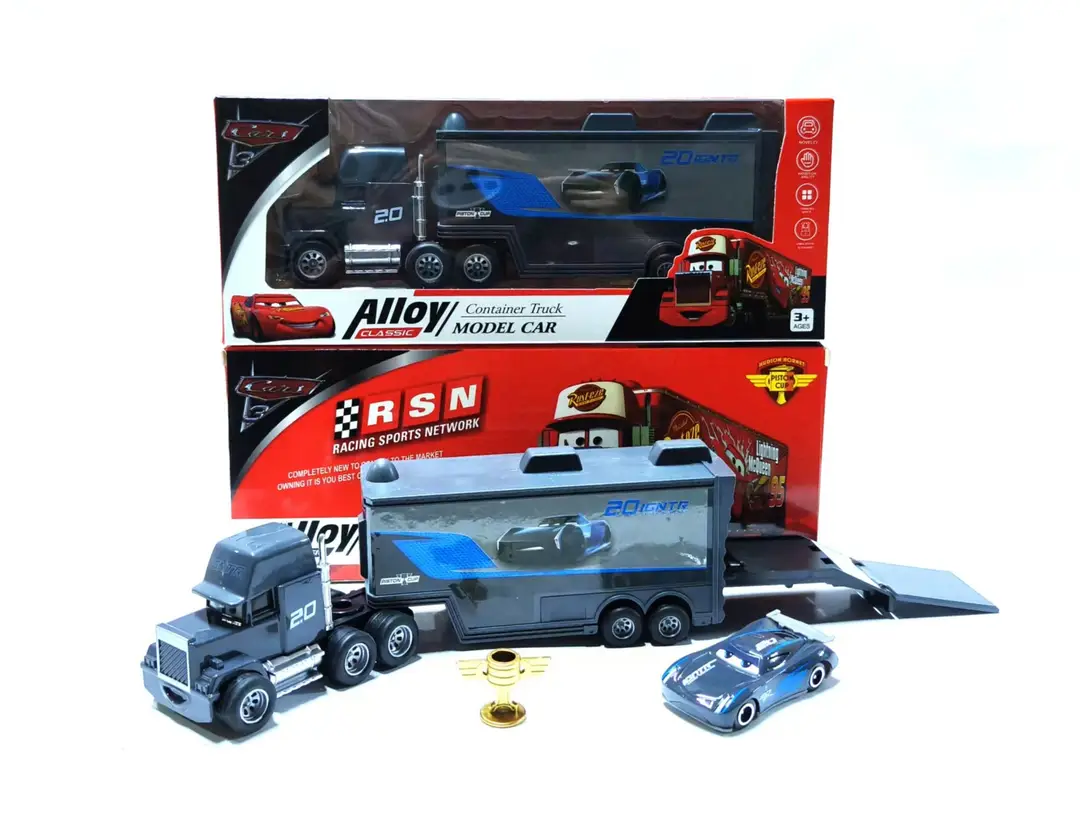 Cars 3 Lightning Mcqueen Children's Toy Sliding Alloy Car Black Storm 2 Mater Boy Gift