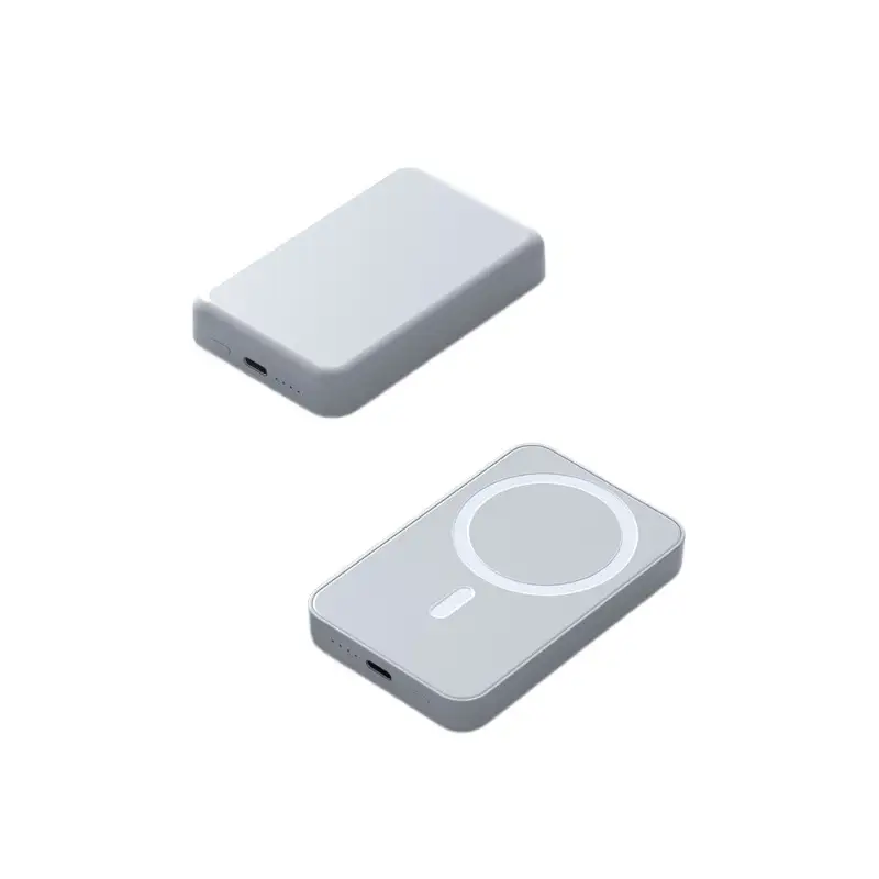 Cross-Border Magsafe Wireless Magnetic Power Bank 10000Mah Portable Gift Power Bank with Logo Printing