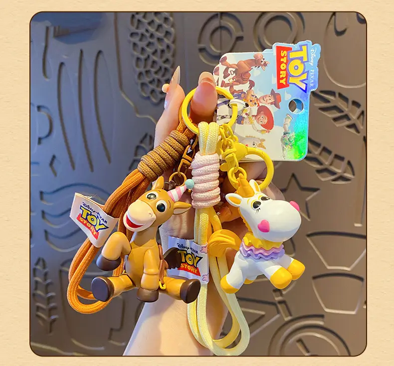 Authentic Toy Story Woody's Pony Keychain Pendant Creative Cute Doll Keychain Backpack Decoration — feature 15