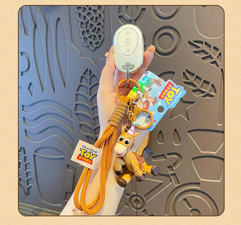 Authentic Toy Story Woody's Pony Keychain Pendant Creative Cute Doll Keychain Backpack Decoration — feature 16