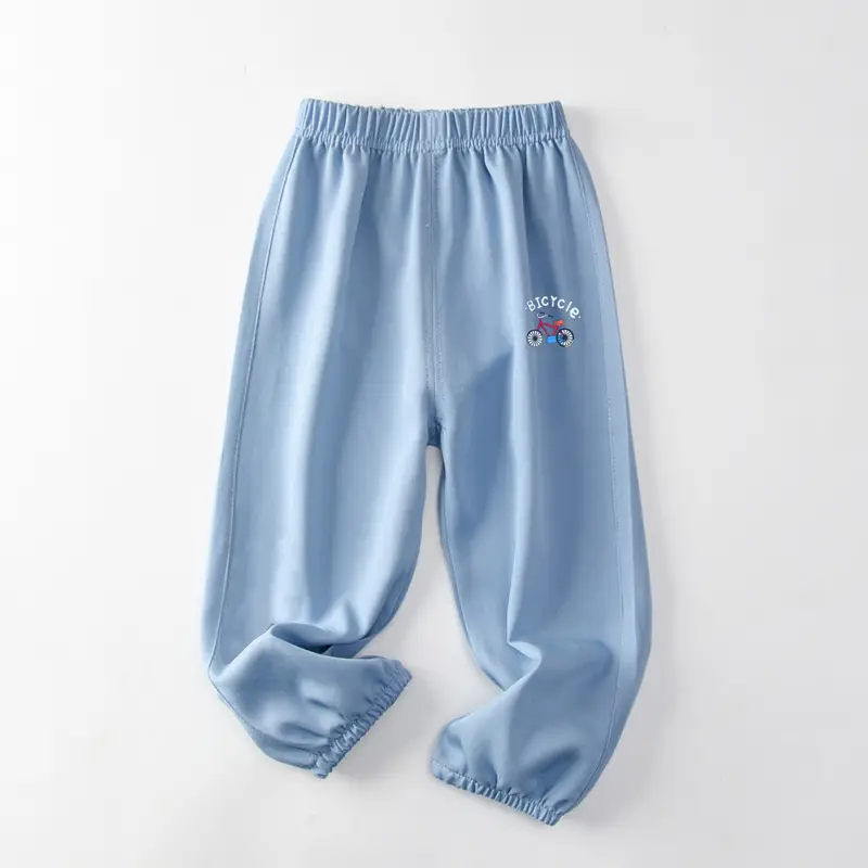 Summer Children's Denim Anti-Mosquito Pants Ultra-Thin Quick-Dry Jogger Pants Cross-Border Children's Clothing Wholesale Summer Style