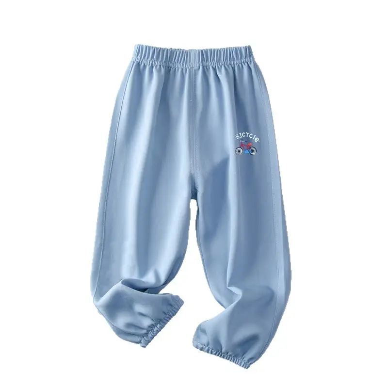 Summer Children's Denim Anti-Mosquito Pants Ultra-Thin Quick-Dry Jogger Pants Cross-Border Children's Clothing Wholesale Summer Style