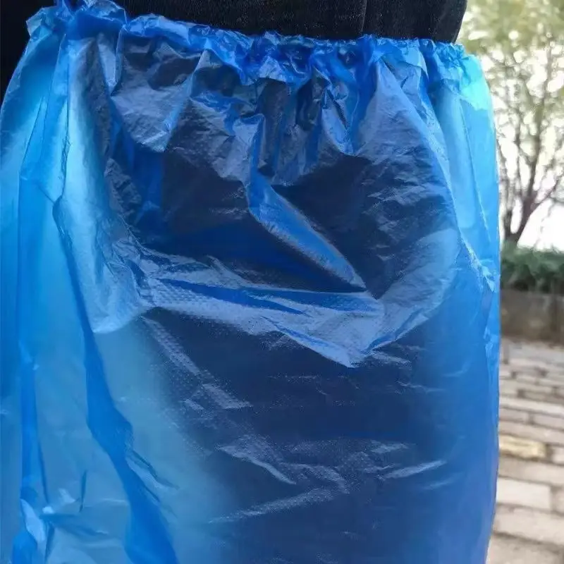 Disposable Rain Boots, Thickened Waterproof Shoe Covers, Extended Length, Indoor and Outdoor Use, Pe Non-Slip, Wear-Resistant, Universal Style, Long High-Tube Foot Covers - Image 7