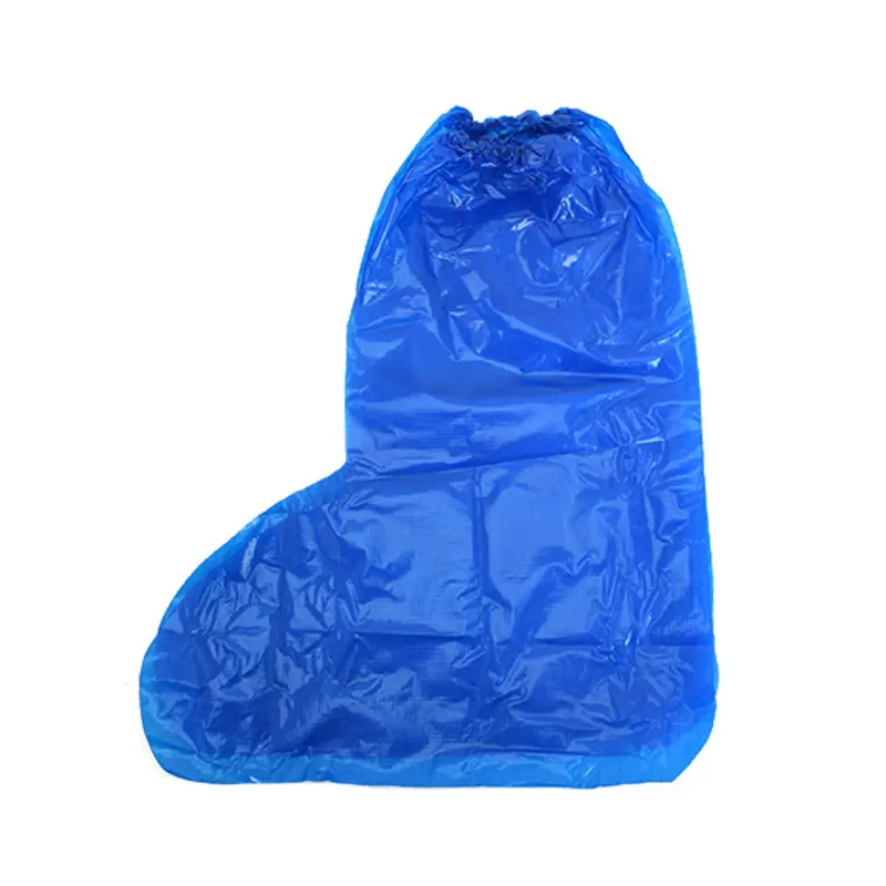 Disposable Rain Boots, Thickened Waterproof Shoe Covers, Extended Length, Indoor and Outdoor Use, Pe Non-Slip, Wear-Resistant, Universal Style, Long High-Tube Foot Covers - Image 9