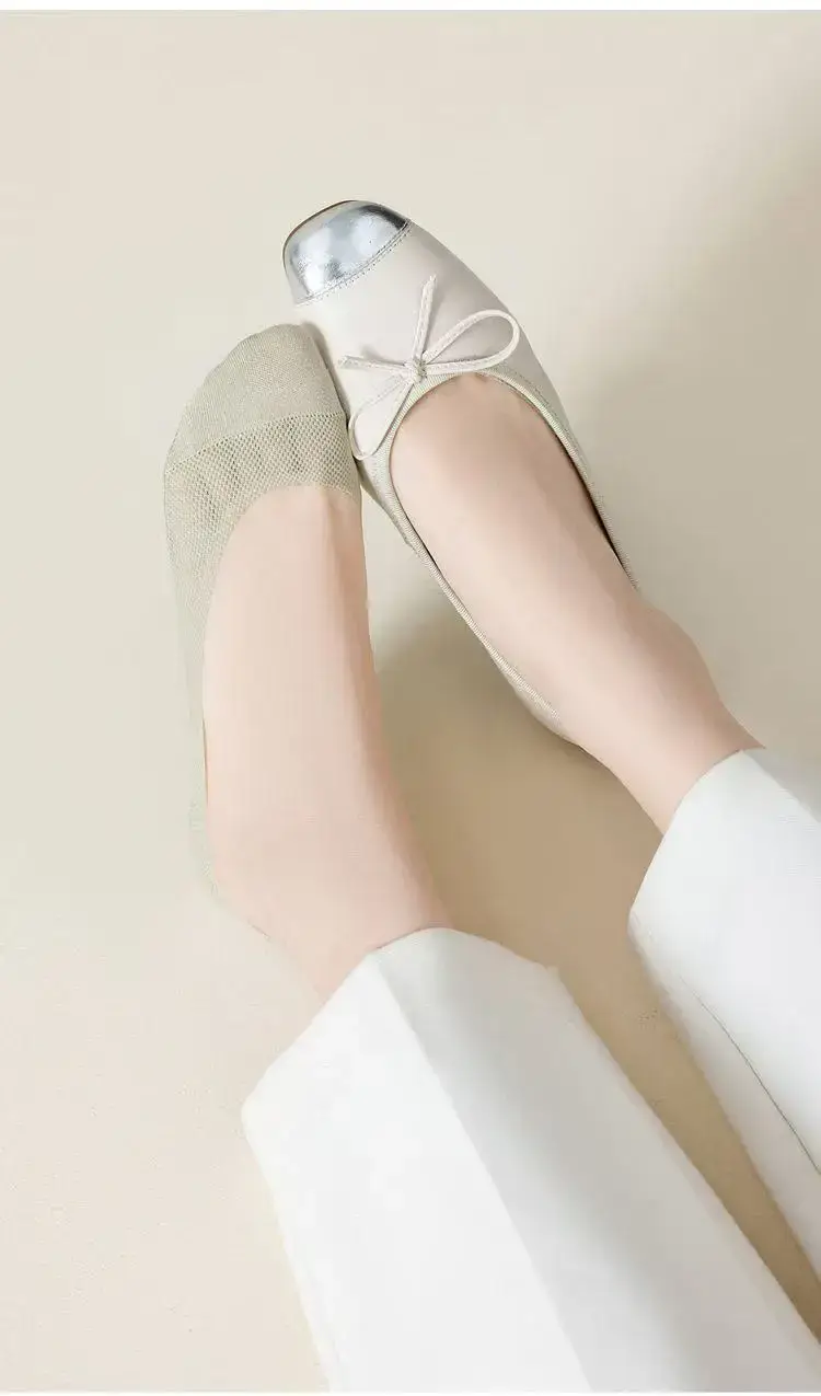 Cotton-Soled Low-Cut Invisible Socks for Women, Summer Thin Non-Slip Anti-Breakage Socks for New Shoes and High Heels — feature 10