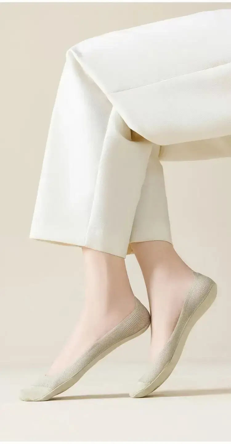 Cotton-Soled Low-Cut Invisible Socks for Women, Summer Thin Non-Slip Anti-Breakage Socks for New Shoes and High Heels — feature 22