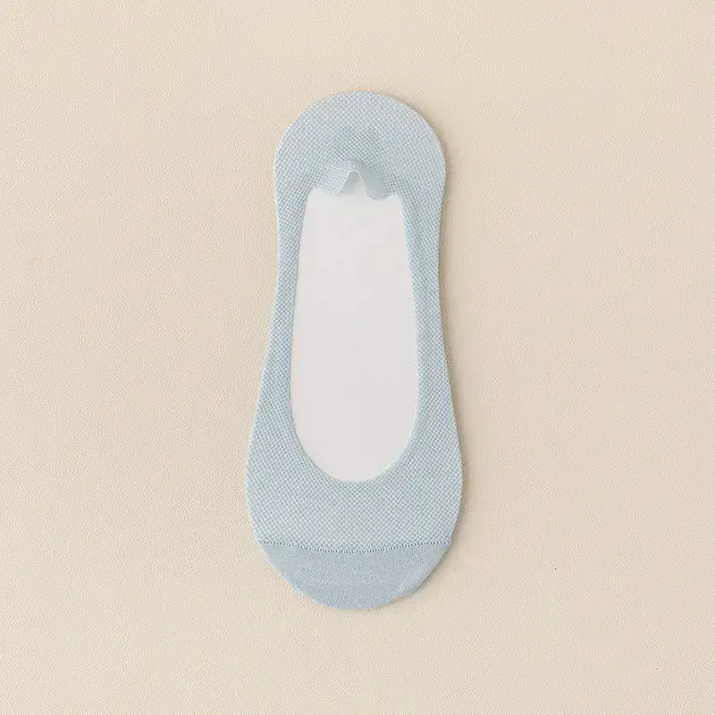 Cotton-Soled Low-Cut Invisible Socks for Women, Summer Thin Non-Slip Anti-Breakage Socks for New Shoes and High Heels