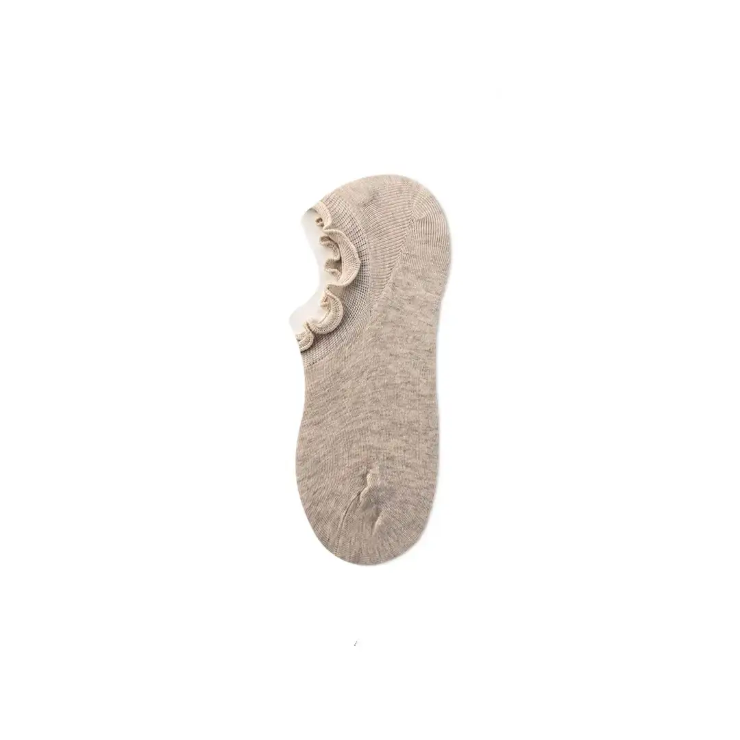 Cotton-Soled Low-Cut Invisible Socks for Women, Summer Thin Non-Slip Anti-Breakage Socks for New Shoes and High Heels