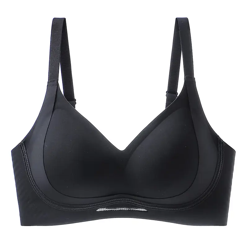 Push-Up Seamless Adjustable Bra with Palm-Shaped Cups, Wireless, Three-Dimensional, Non-Gaping Cups, Soft and High Elasticity