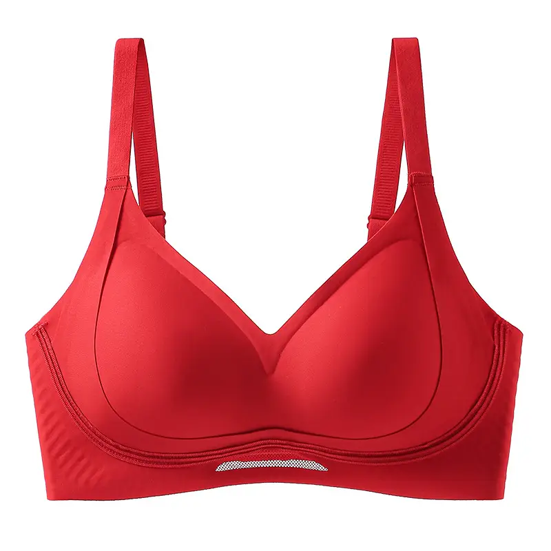 Push-Up Seamless Adjustable Bra with Palm-Shaped Cups, Wireless, Three-Dimensional, Non-Gaping Cups, Soft and High Elasticity