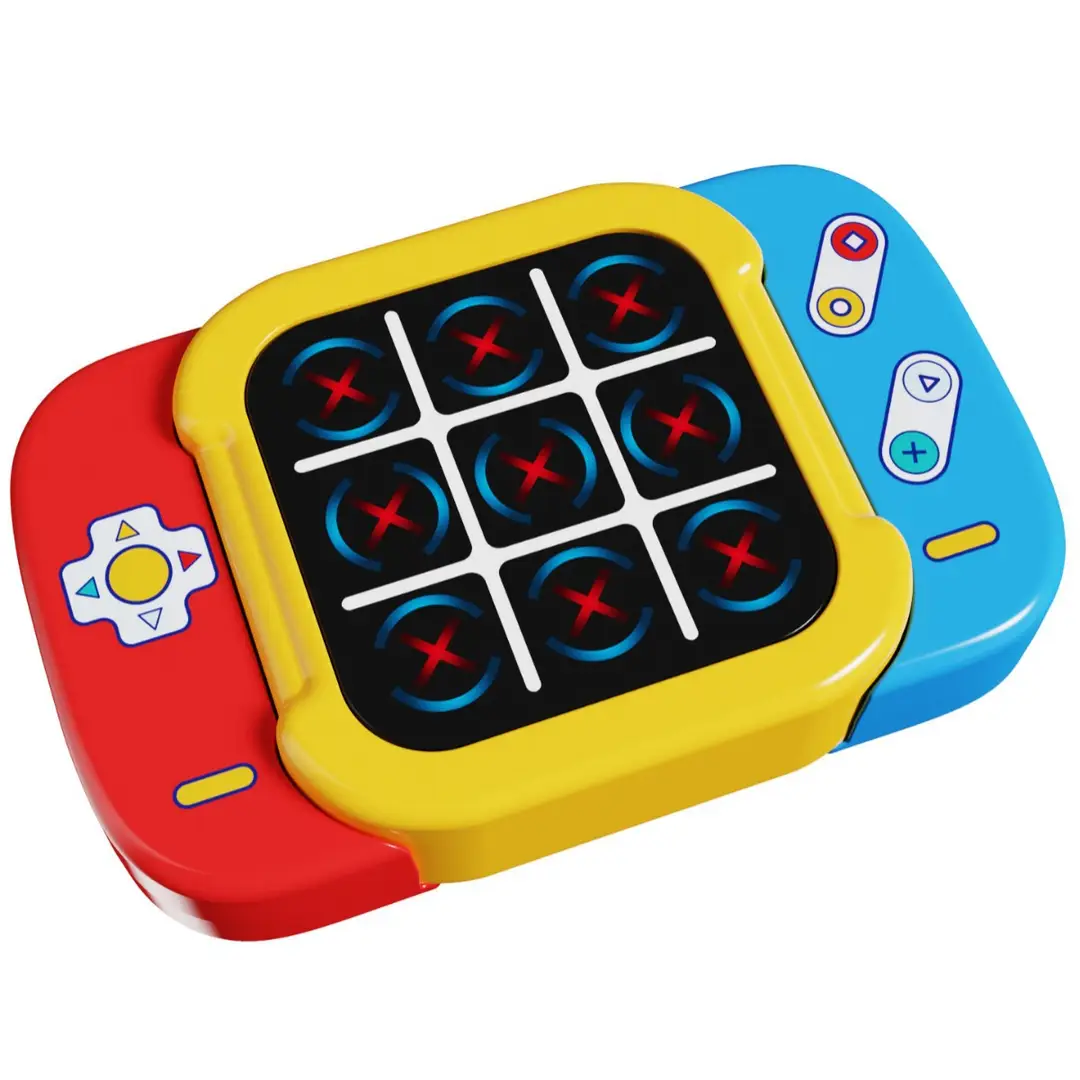 Super Tic-Tac-Toe Intelligent Electronic Chess Children's Toy Four-In-One Memory Training Chess Educational Desktop Board Game