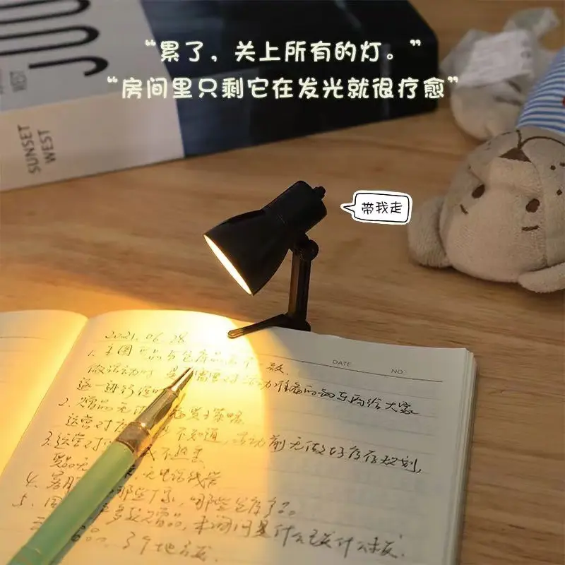 Puzzle Winter Lamp Small Lamp Atmosphere Ed Clip Lamp Creative Mini Desk Lamp Cute Night Light Student Eye Protection Study Lamp — feature 10