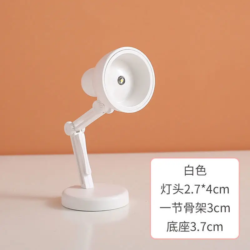 Puzzle Winter Lamp Small Lamp Atmosphere Ed Clip Lamp Creative Mini Desk Lamp Cute Night Light Student Eye Protection Study Lamp