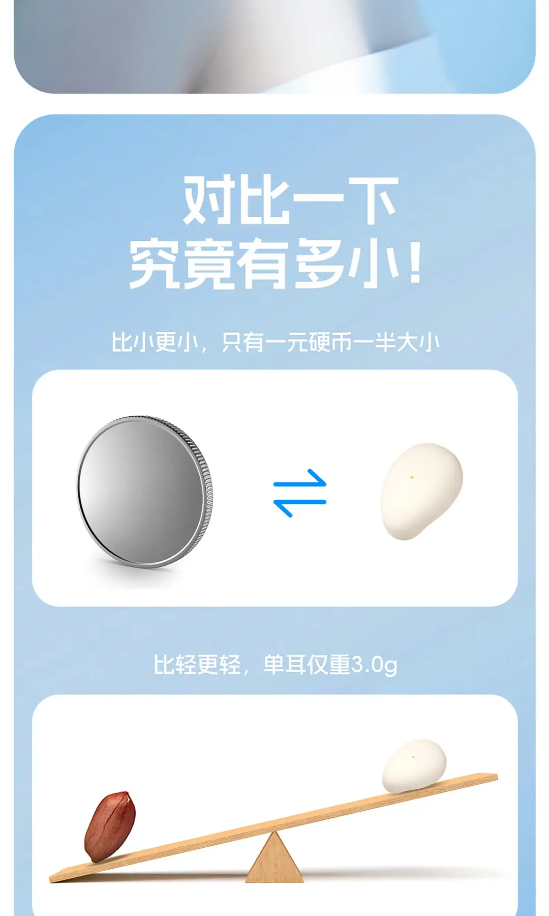Mini Invisible Sleep Headphones, Painless for Side Sleeping, No Pressure on the Ears, New Cross-Border In-Ear Wireless Bluetooth Headphones — feature 11
