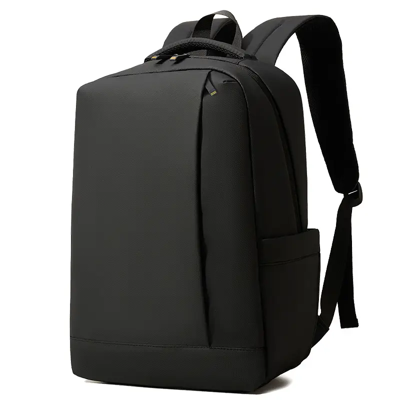 Cross-Border Simple Business Double Backpack for Men 2026 Laptop Backpack Waterproof and Wear-Resistant High-End Travel Backpack