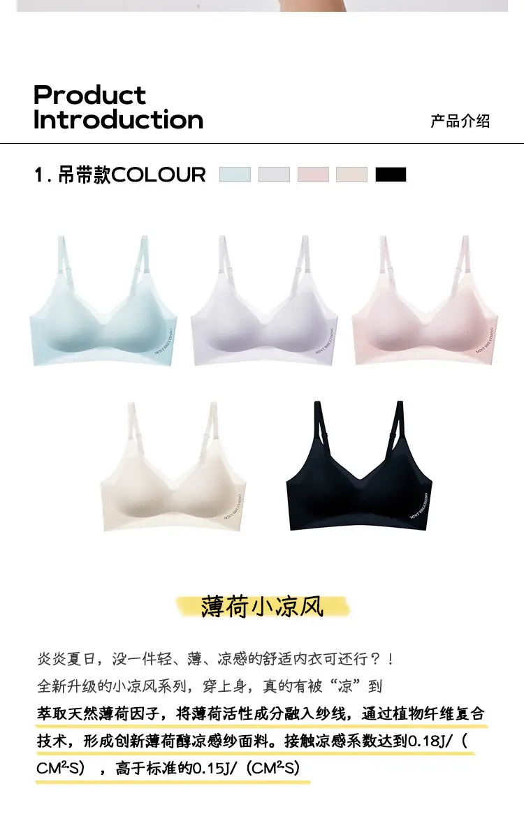 Women's Lingerie for Small Busts, Gathers and Supports Side Breasts, Prevents Sagging, Seamless, Wireless, Thin, Summer Cool Feel, Beautiful Back, Comfortable Bra — feature 4