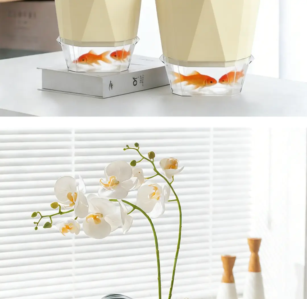 Self-Watering Flower Pot, Self-Absorbing Water, Trendy New Model for Lazy People, Plastic Gallon Pot for Green Plants, Roses, Orchids, and Succulents for Balcony — feature 17