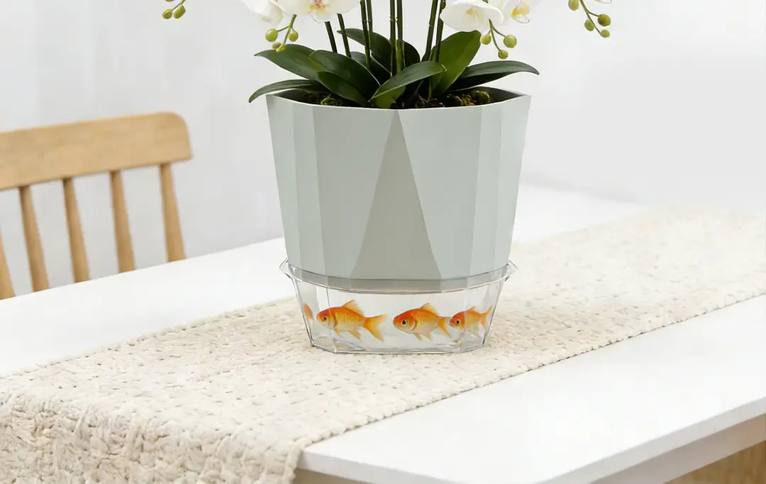 Self-Watering Flower Pot, Self-Absorbing Water, Trendy New Model for Lazy People, Plastic Gallon Pot for Green Plants, Roses, Orchids, and Succulents for Balcony — feature 21