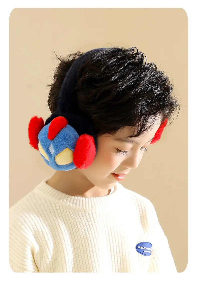 Warm Ear Bear Boy Cartoon Earmuffs Children's Warm Ear Covers Boys' Cute Anti-Freeze Ear Pads Ear Protection Ear Covers Ear Warmers — feature 11