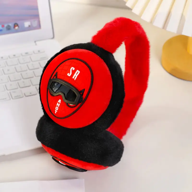 Warm Ear Bear Boy Cartoon Earmuffs Children's Warm Ear Covers Boys' Cute Anti-Freeze Ear Pads Ear Protection Ear Covers Ear Warmers