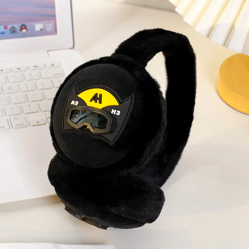 Warm Ear Bear Boy Cartoon Earmuffs Children's Warm Ear Covers Boys' Cute Anti-Freeze Ear Pads Ear Protection Ear Covers Ear Warmers