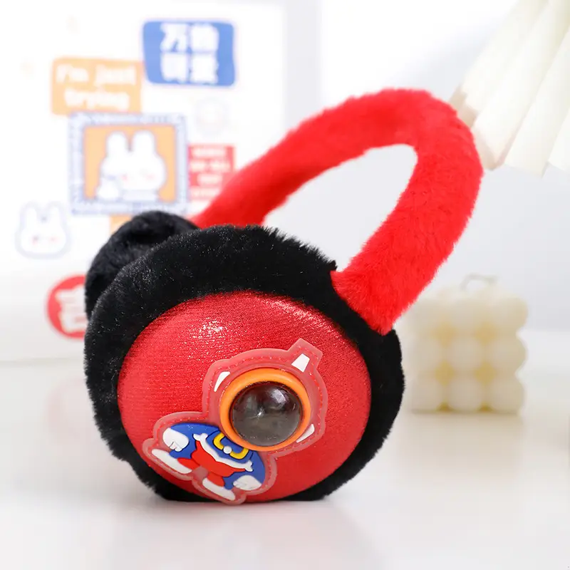 Warm Ear Bear Boy Cartoon Earmuffs Children's Warm Ear Covers Boys' Cute Anti-Freeze Ear Pads Ear Protection Ear Covers Ear Warmers
