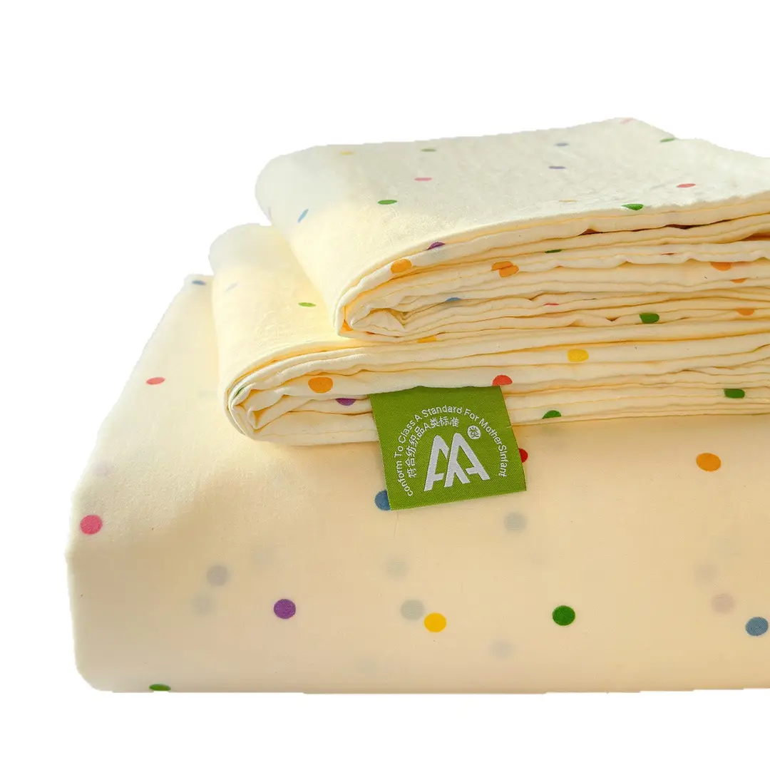Maternity and Baby-Grade Class a Ultra-Soft Single Bed Sheet, Traditional Pure Washed Cotton Single Bed Sheet, Pure Cotton Student Dormitory Single Bed Sheet 4